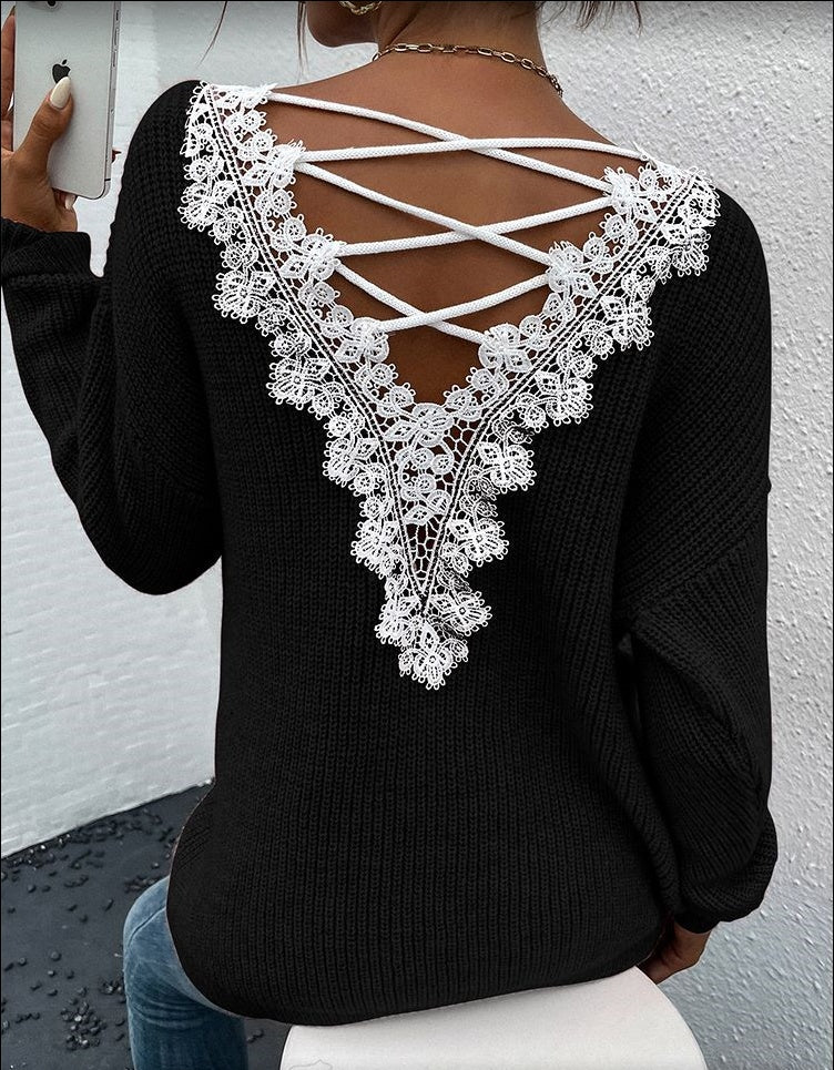 Léa | Elegant V-Neck Cashmere Sweater