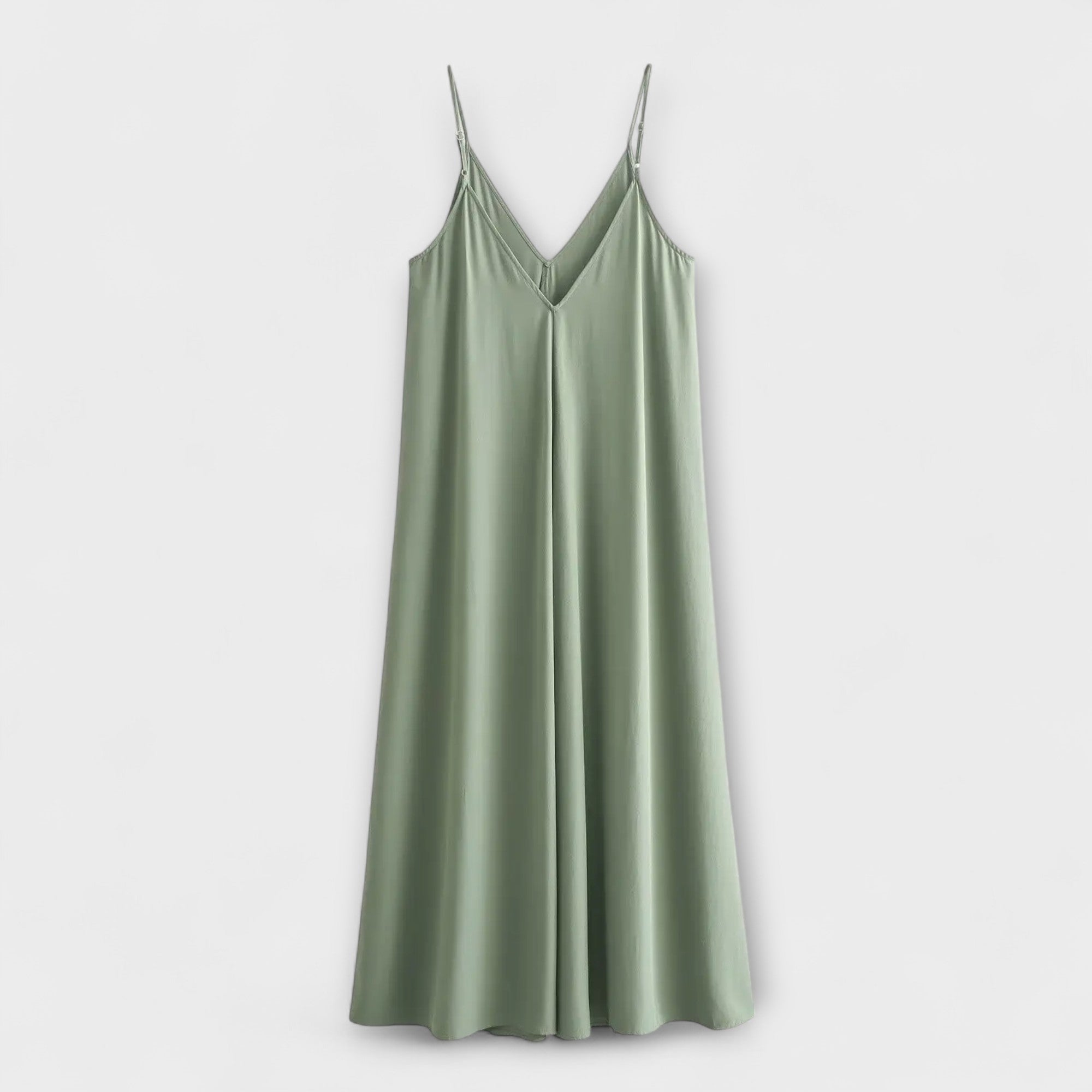 Vestido largo sin mangas