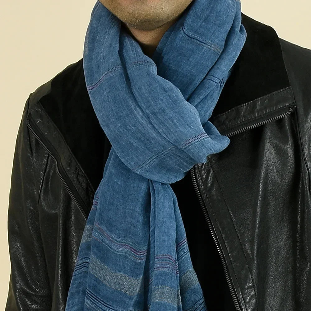 William Heritage Striped Scarf