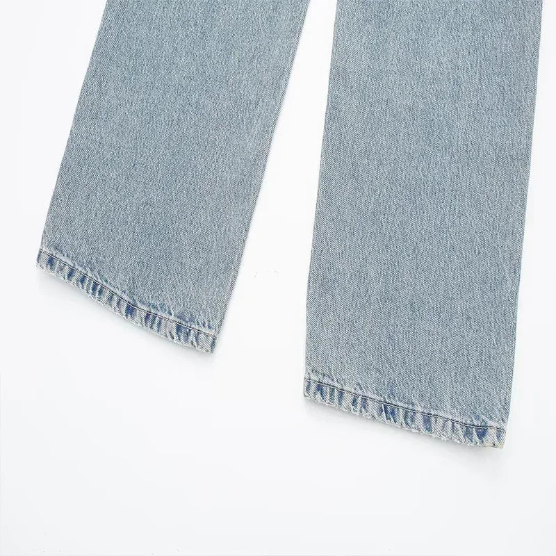 Lunara Paris | Vaquero patchwork desgastado
