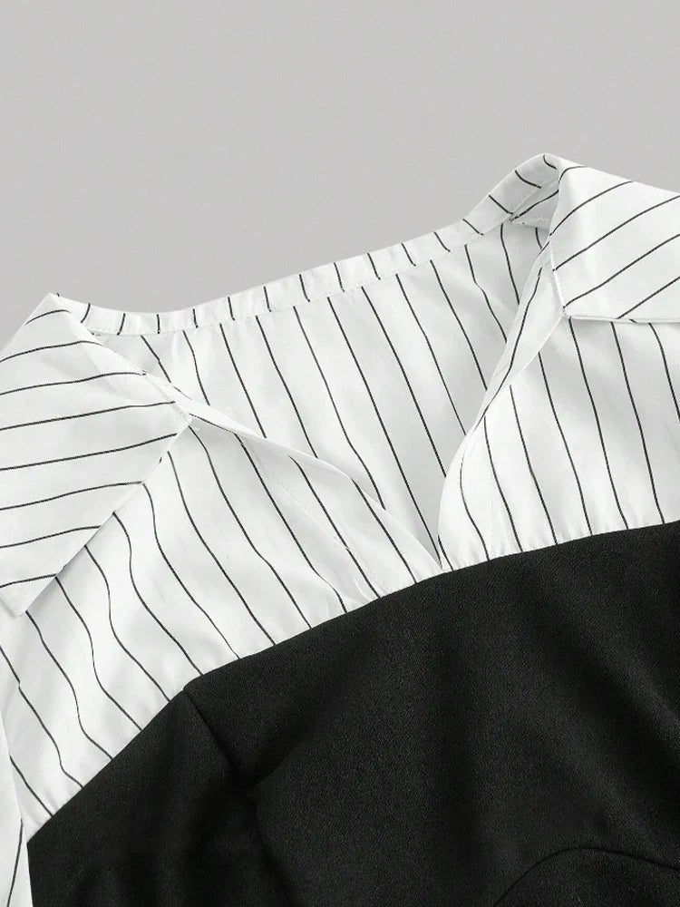 Amelia Striped Tailored Shirt