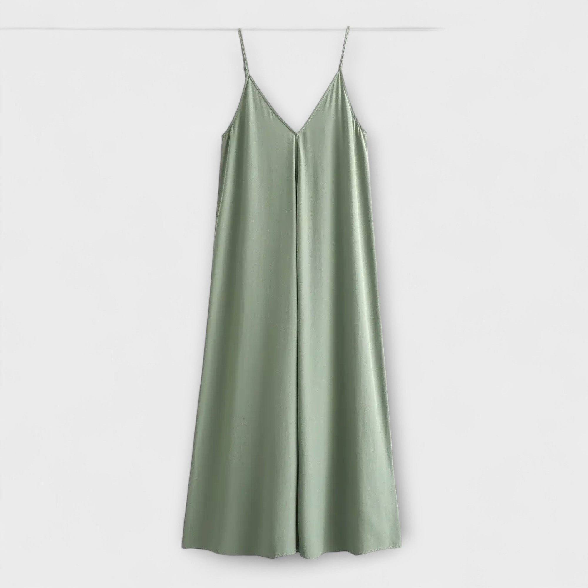 Vestido largo sin mangas