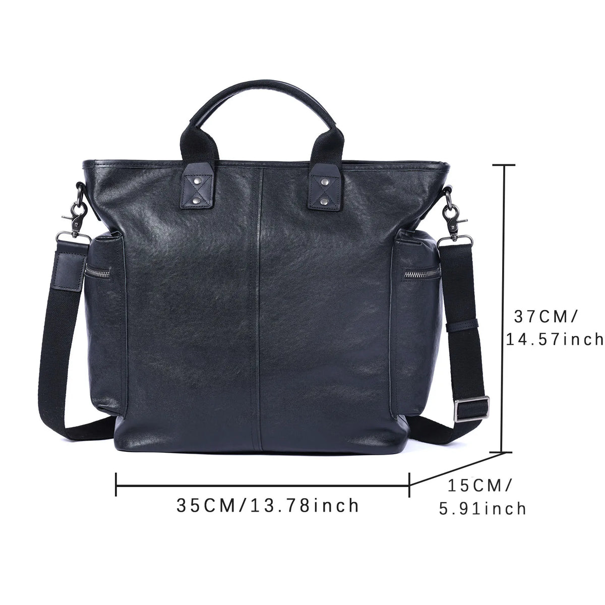 Luca Leather Briefcase