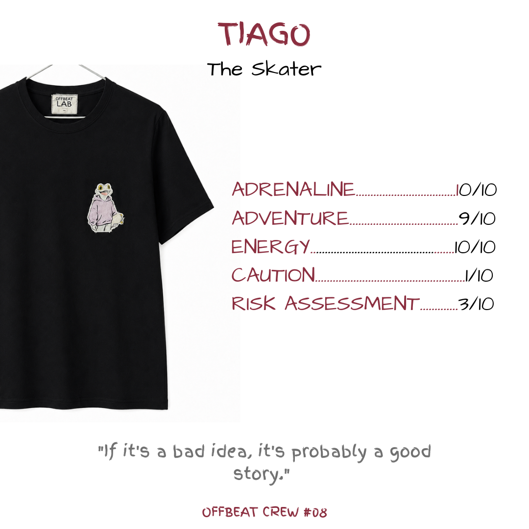TIAGO — The Skater Men’s T-Shirt